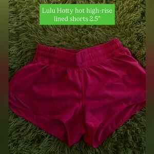 Lululemon Athletica Pink Athletic Shorts